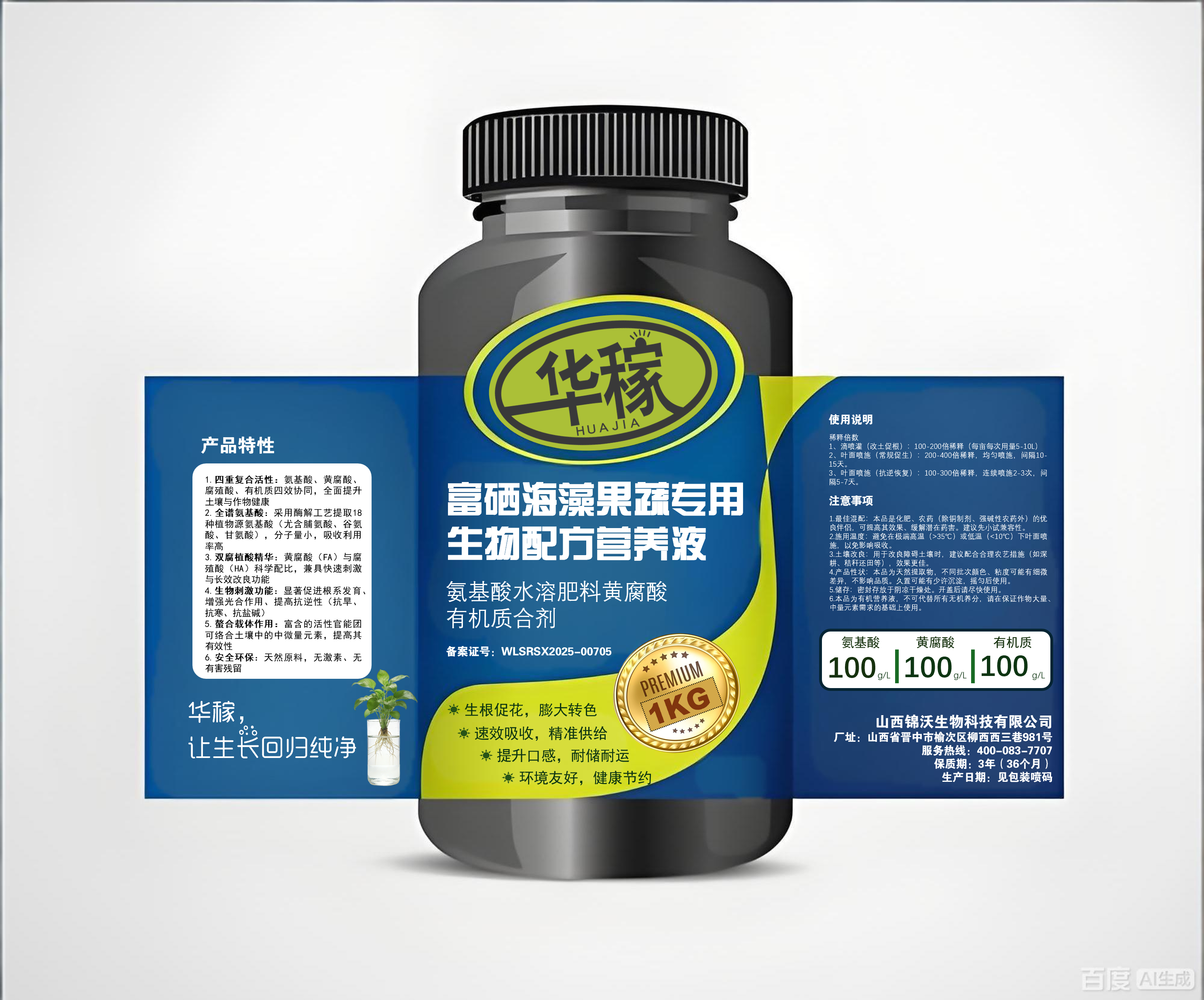 氨基酸水溶肥料(1kg)